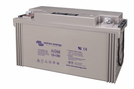Victron 12V/130Ah Gel Deep Cycle Battery - left