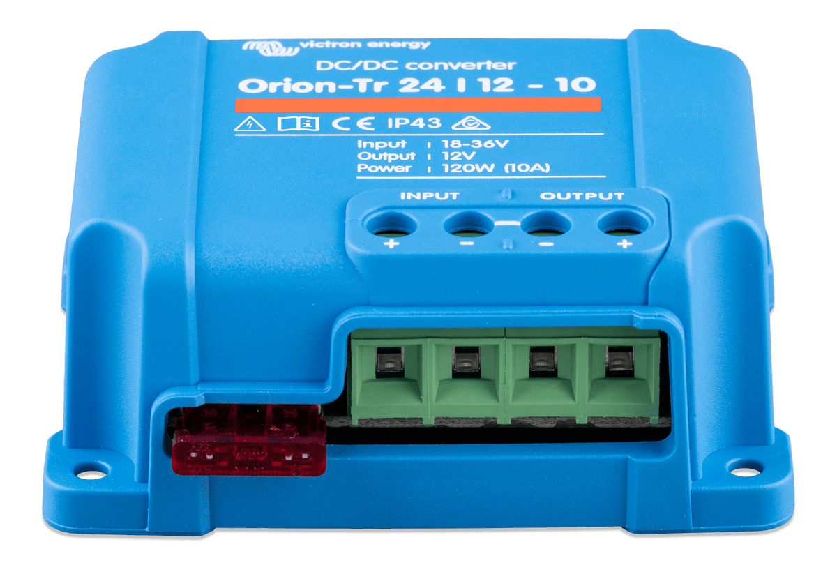Victron Orion-TR 24/12-10 120W DC-DC Converter- Non-Isolated - front