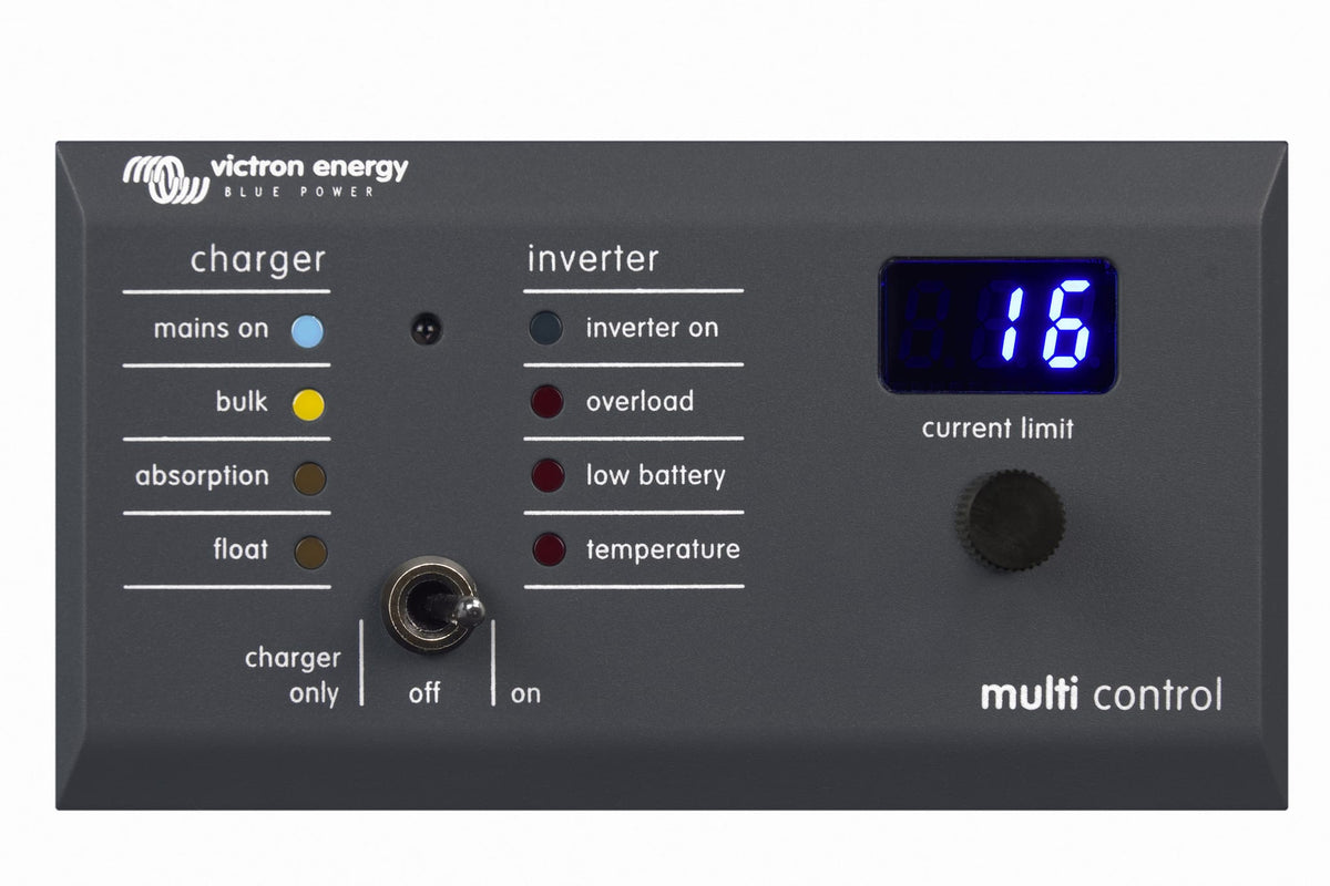 Victron Digital Multi Control 200/200A GX (Right Angle RJ45) Retail - front