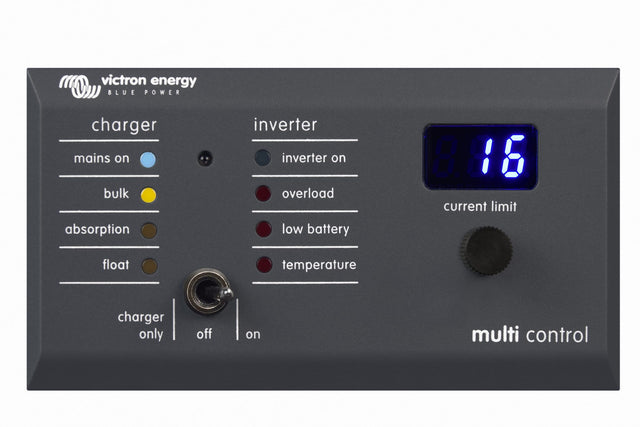 Victron Digital Multi Control 200/200A GX (Right Angle RJ45) Retail - front