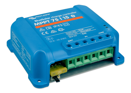 Victron BlueSolar MPPT Charge Controller - 75V - 15AMP - left