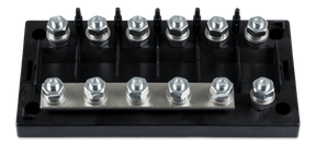 Victron 6-Way Mega Fuse Holder w/Busbar - 250A - front-angle