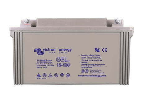 Victron 12V/130Ah Gel Deep Cycle Battery - front