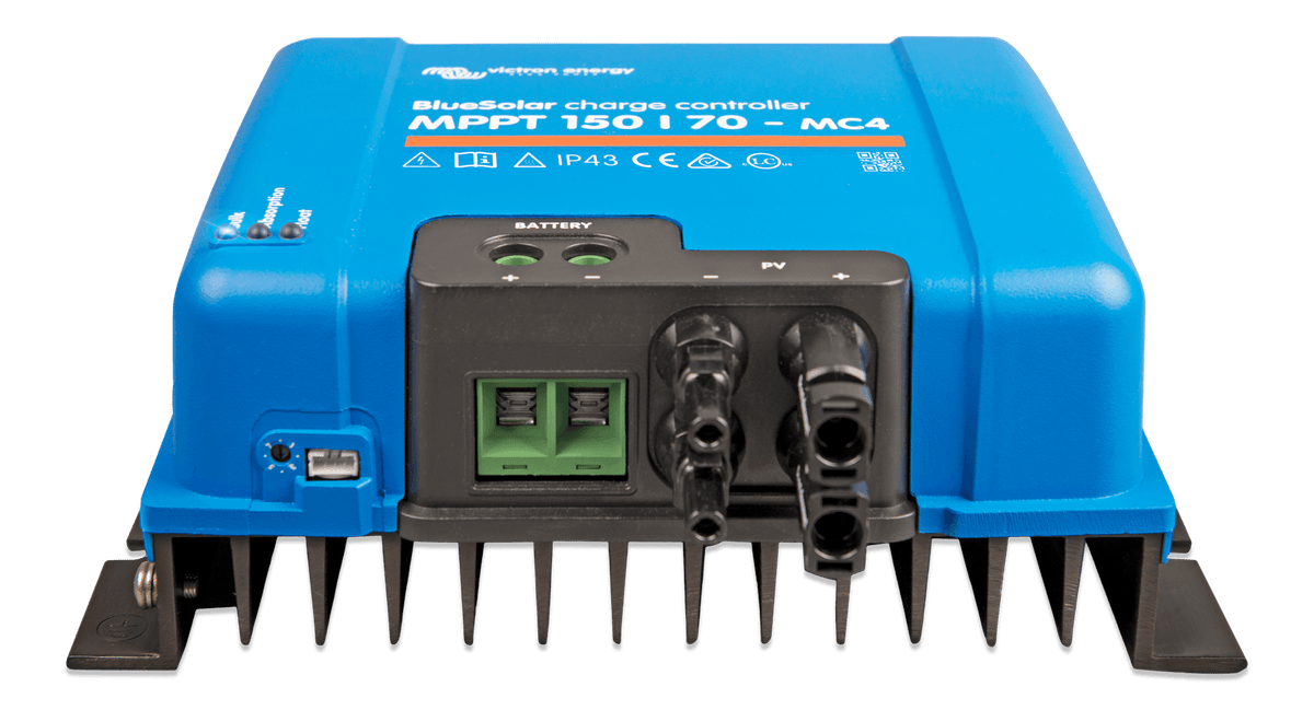 Victron BlueSolar MPPT 150/70-MC4 - front-angle