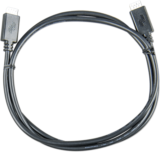 Victron VE.Direct Cable 1.8m (one side Right Angle conn)