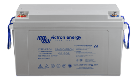 Victron Lead Carbon Battery 12V/106Ah (M8) - front-angle