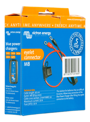 Victron M8 eyelet connector (with 30A ATO fuse) - box