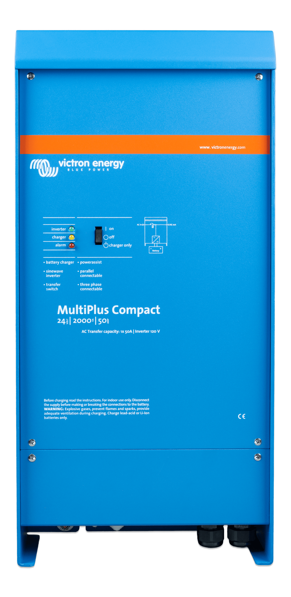 Victron MultiPlus Compact 24/2000/50-50 120V - front