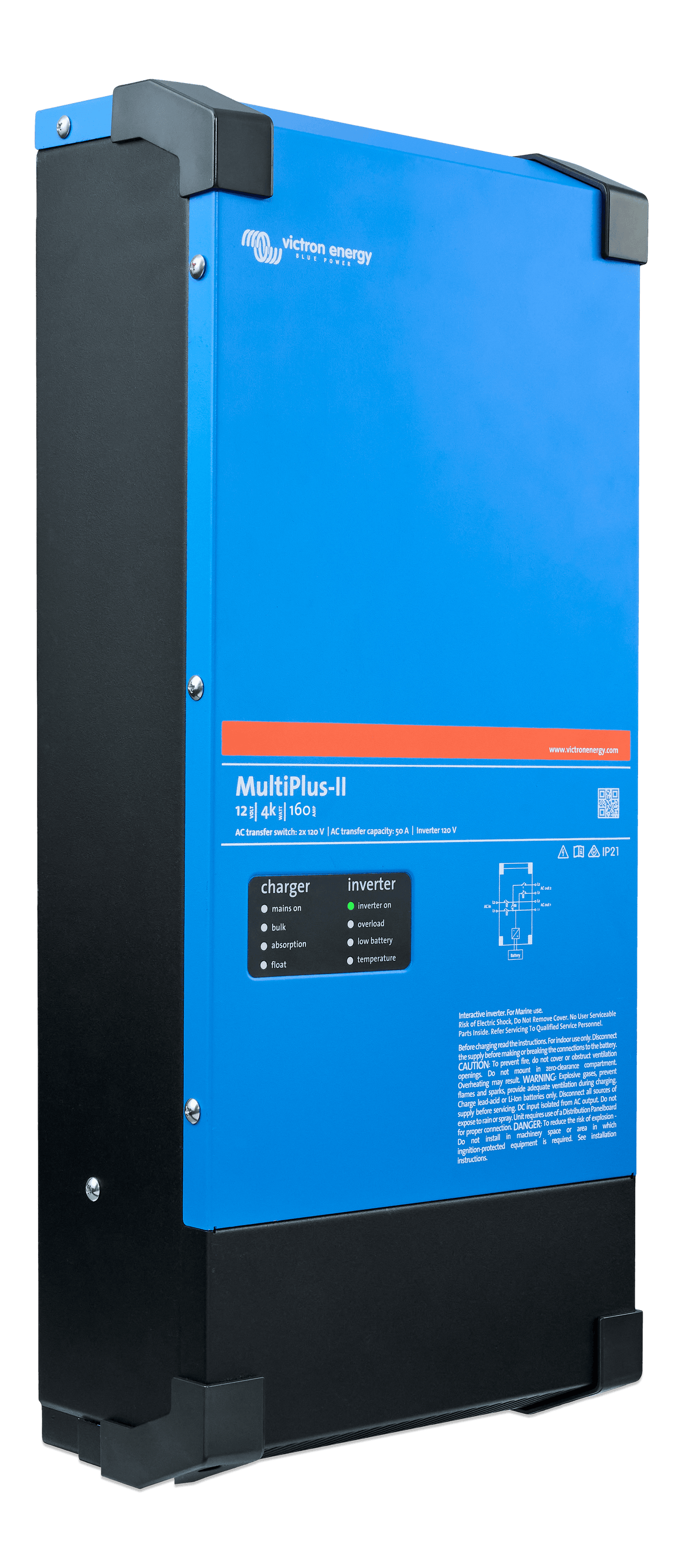 Victron MultiPlus-II 12/4k/160-50 2x120V 50/60Hz - Right