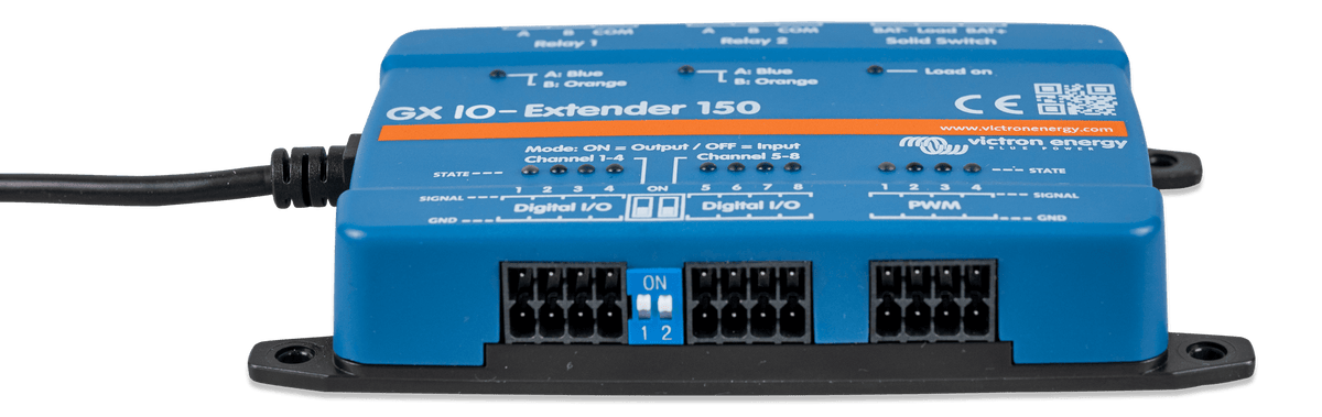 Victron GX-IO Extender 150 - front-angle2