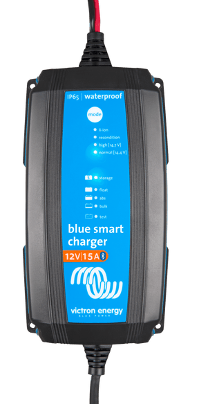 Victron Blue Smart IP65 Charger - 6V/12V - 1.1A - 120V NEMA 1-15 Retail (UL 1236)