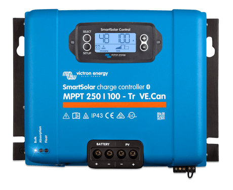 Victron SmartSolar MPPT VE CAN 250V-100A w/VE.CAN Port - top_display