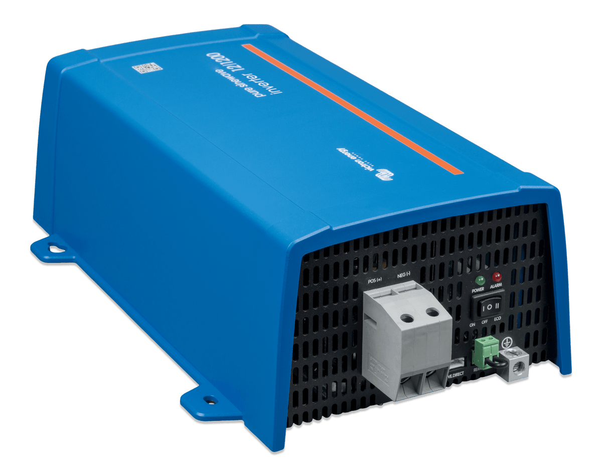 Victron Inverter 12/1200 VE Direct NEMA 5-15R Output Socket - left