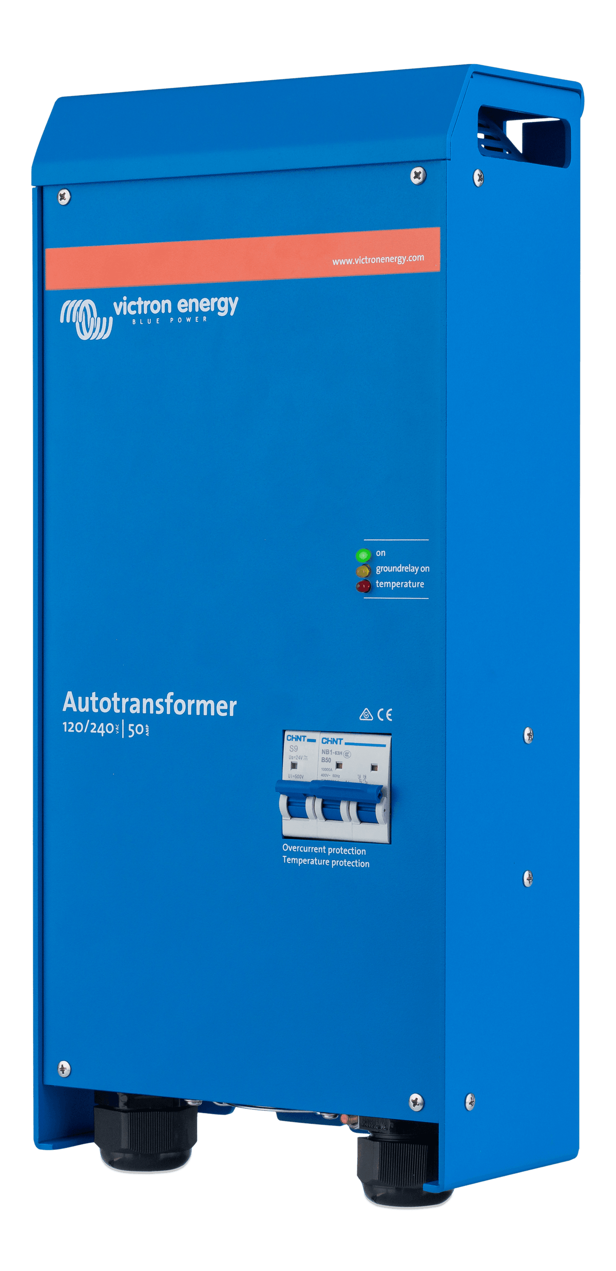 Victron Autotransformer 120/240 VAC 50A - left