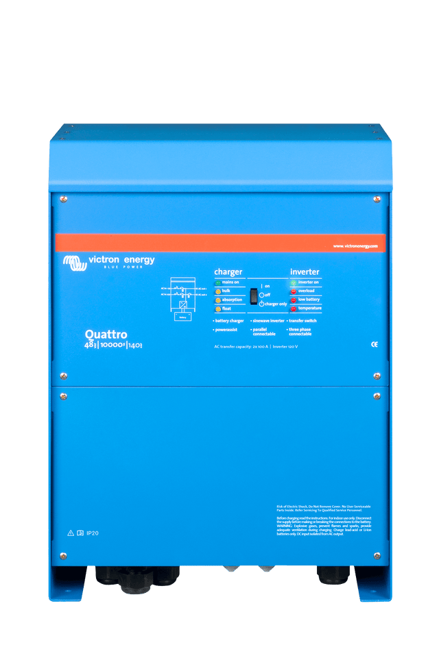 Victron Quattro 48/10000/140 120V - front