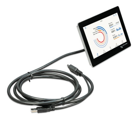 Victron GX Touch 70 Flush Mount Display - 7" - side-on