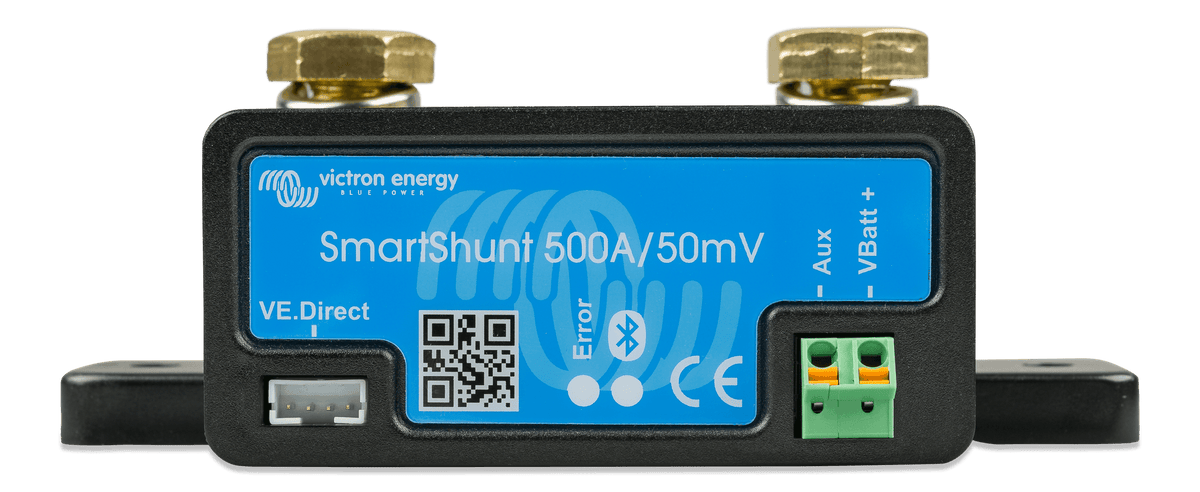 Victron SmartShunt 500AMP/50MV Bluetooth Smart Battery Shunt - front