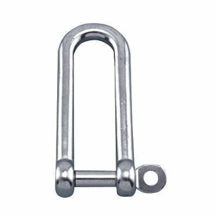 Suncor Long D Shackle with Captive Pin 1/4"