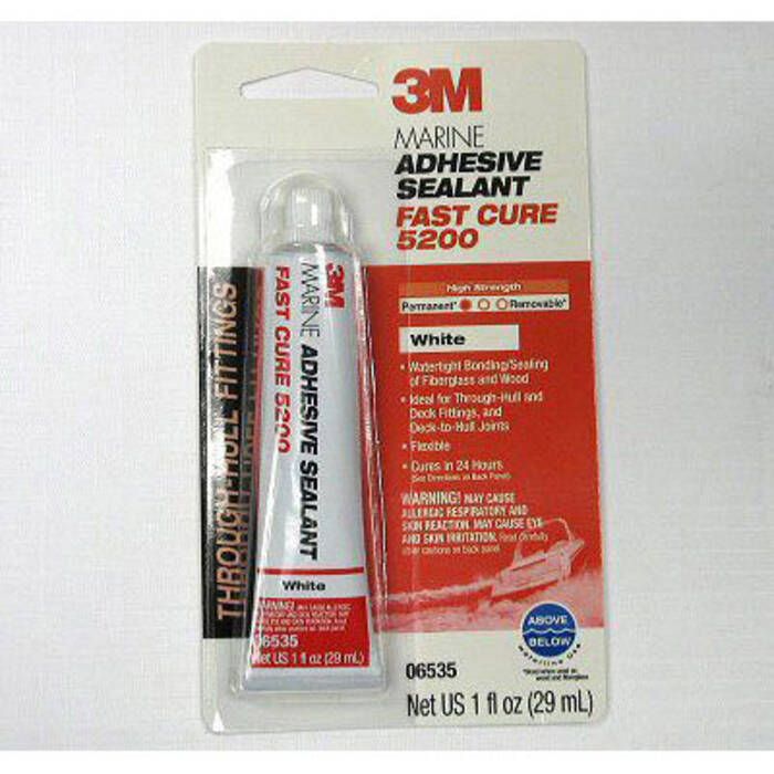 3M Marine Grade Adhesive Sealant Fast Cure 5200 1 OZ