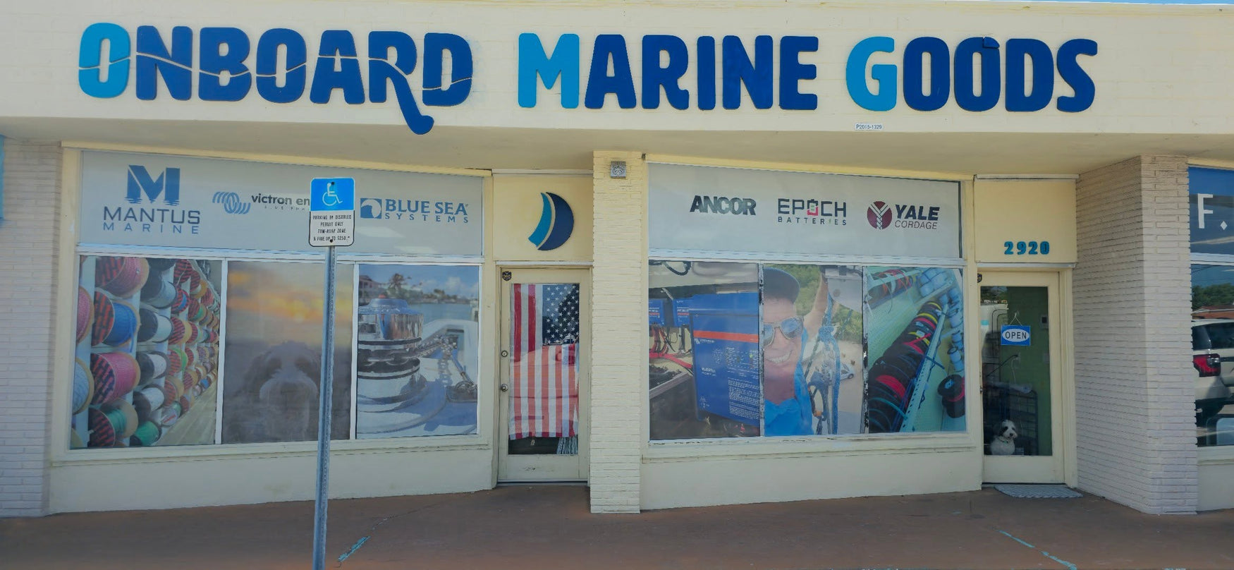 Onboard Marine Goods storefront at 2920 Overseas Highway in Marathon, Florida