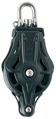 Single plain bearing block - Sheave 35 - Swivel head & becket - 62106