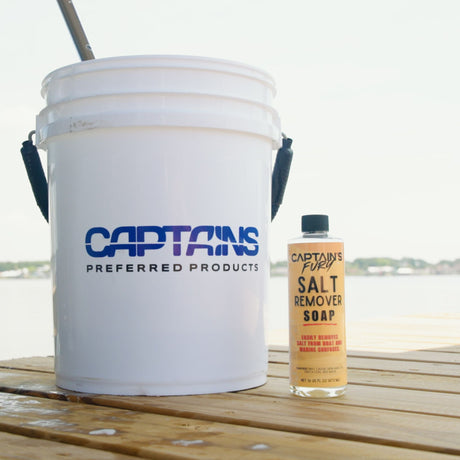 Salt remover soap in bucket