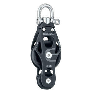 Harken 45mm Aluminum Element Fiddle Block with Swivel — 6232