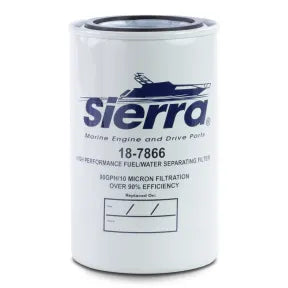 Sierra OMC Replacement Fuel Filters & Elements, 10 Micron - High Capacity - 6"