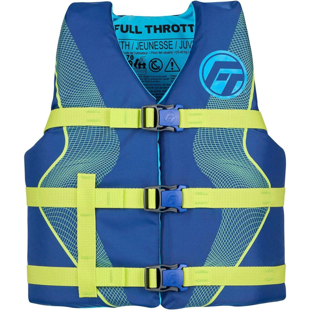 Full Throttle Youth Nylon Life Jacket