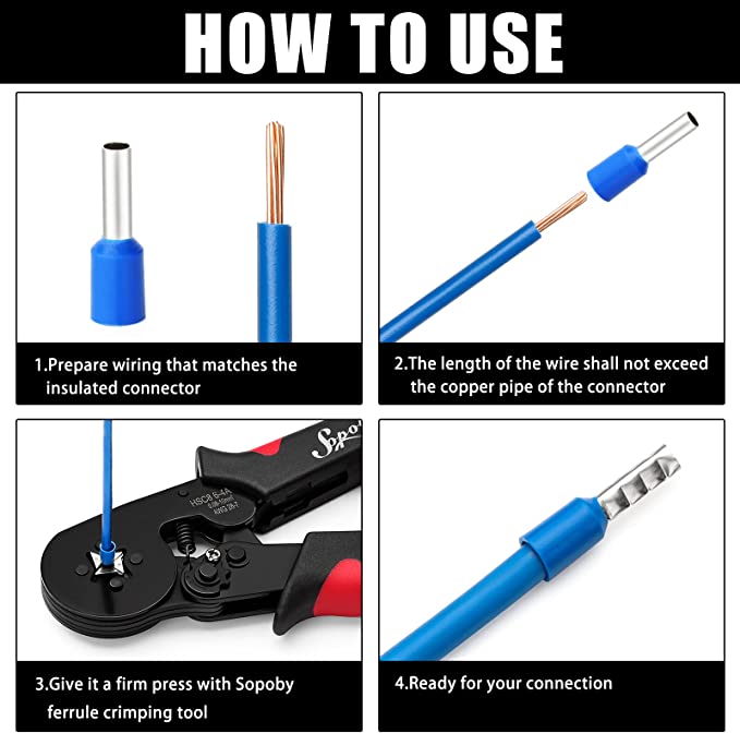 Ferrule Crimp Tool Kit