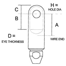 1/4 x 1/2 StaLok Eye