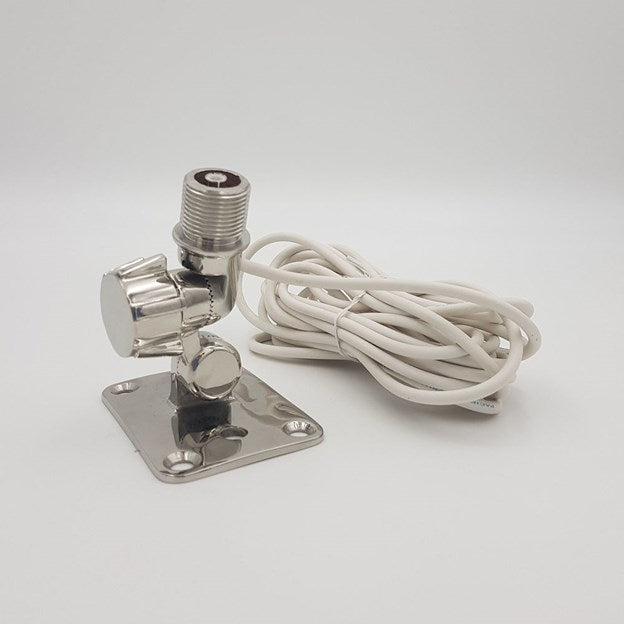 Stainless Steel Quickfit Antenna Mount with Cable